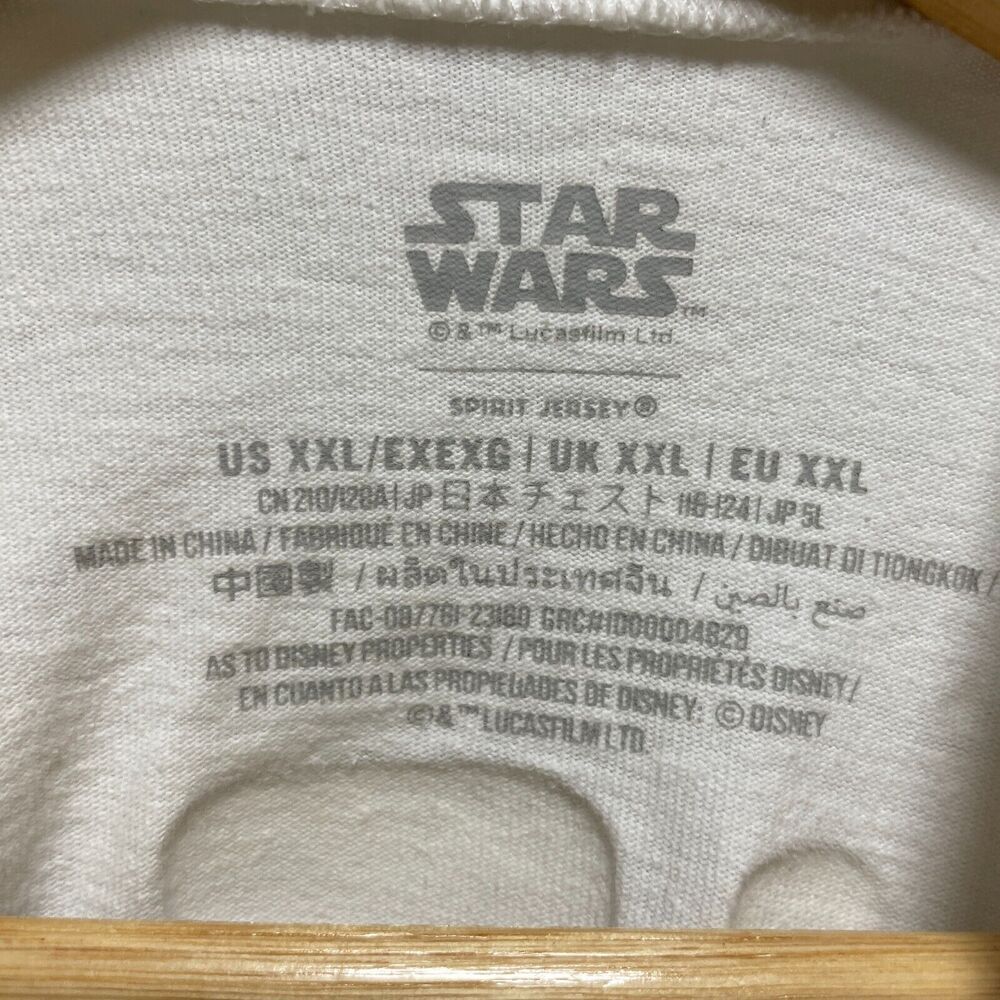 2024 Disney Parks Star Wars I Love You Spirit Jersey Size XXL Long Sleeve Sparkl - Picture 4 of 12